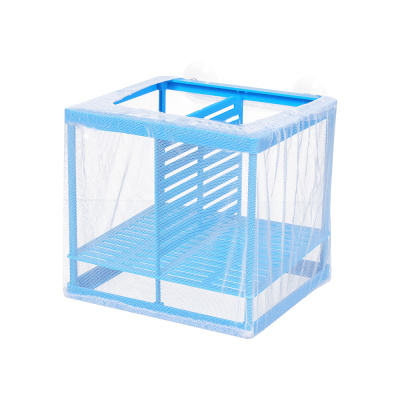 Naribo Отсадник сетчатый MBS-02 для аквариумных рыб, с перегородкой, 16,5x15x15см